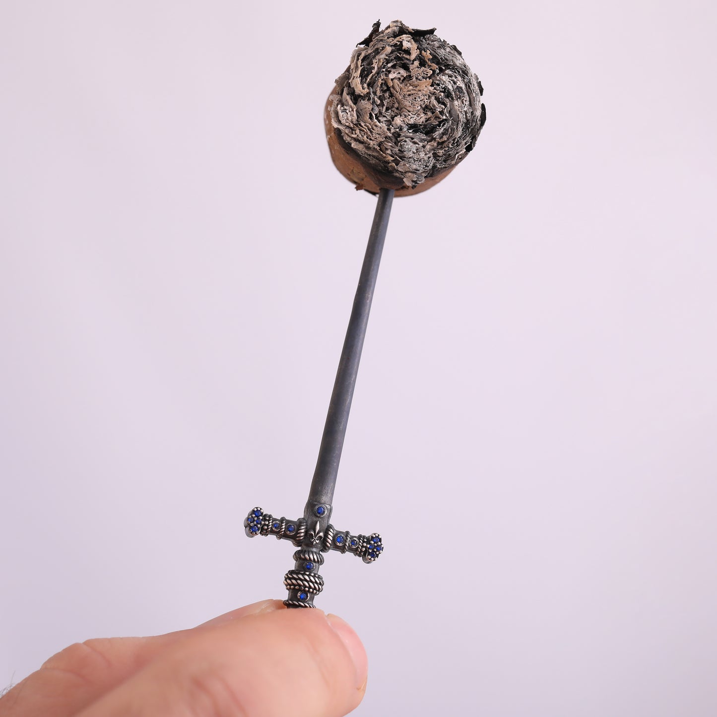 Silver Eterna Cigar Pin