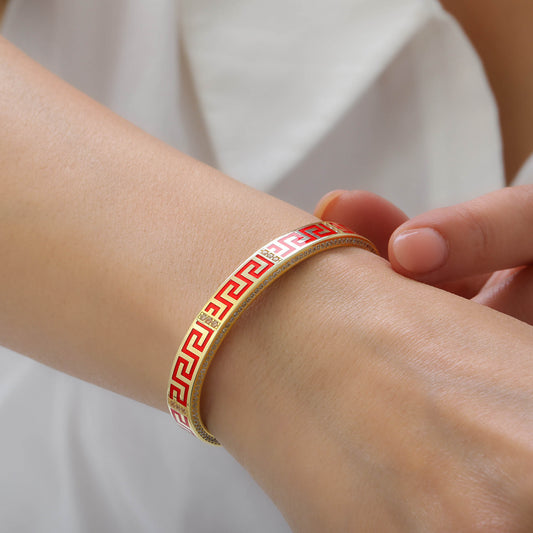 Per Sempre Kırmızı Mineli Kadın Bilezik