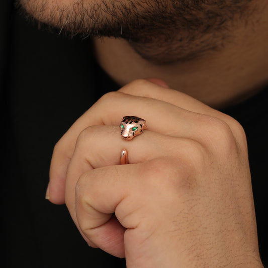Rose Gold Plated Felino Ring