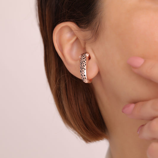 Rose Gold Plated Felino Earrings