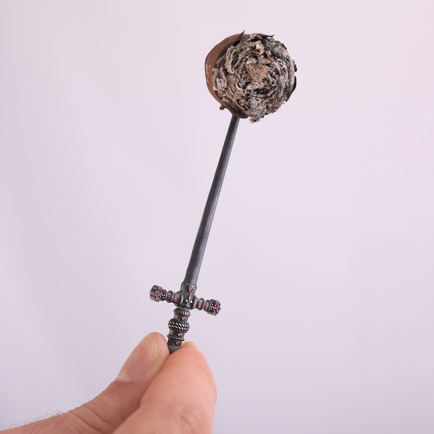 Silver Eterna Cigar Pin