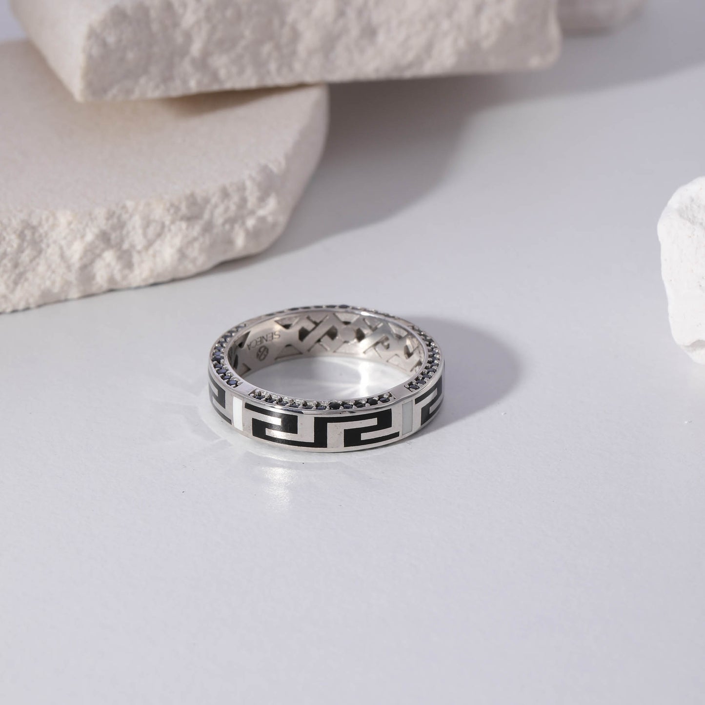 Per Sempre Siyah Mineli Kadın Yüzük