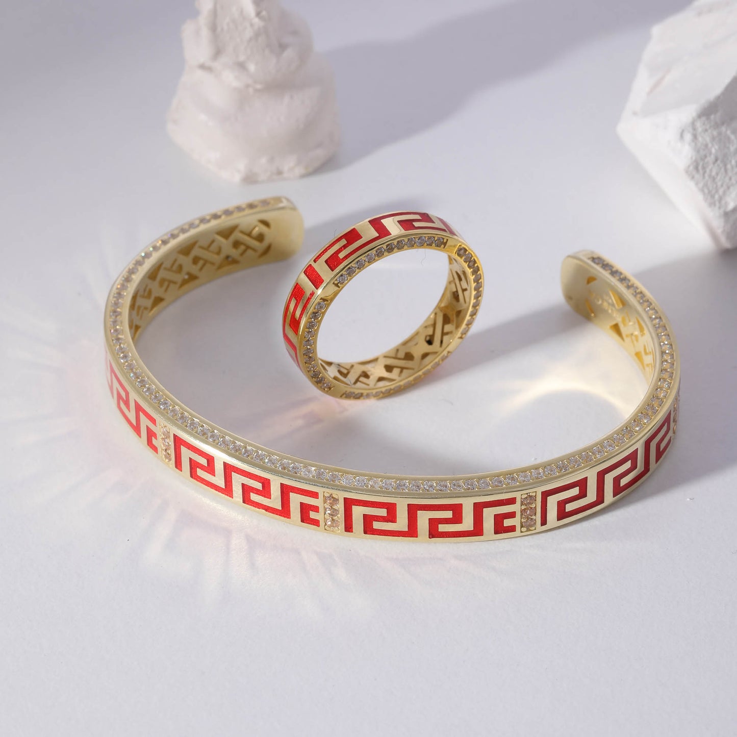 Per Sempre Kırmızı Mineli Kadın Bilezik