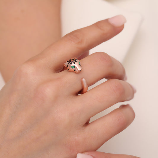 Rose Gold Plated Felino Ring