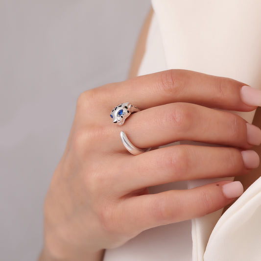 Silver Felino Ring