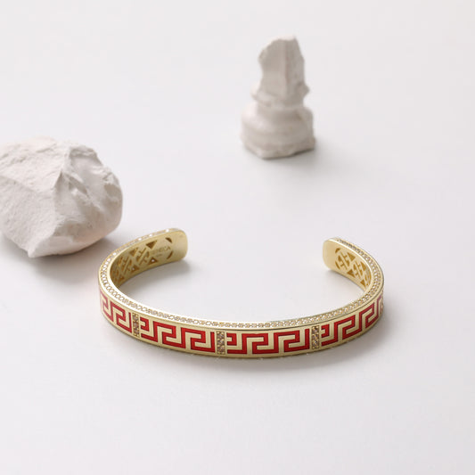 Per Sempre Kırmızı Mineli Kadın Bilezik