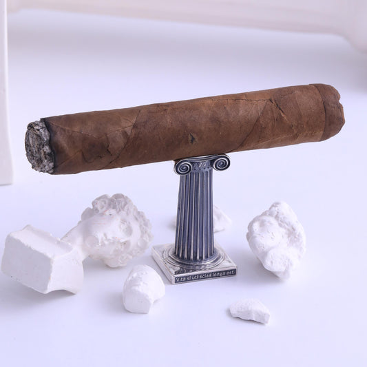 Eterna Sterling Silver Ionic Cigar Stand — product view by Seneca Jewelry