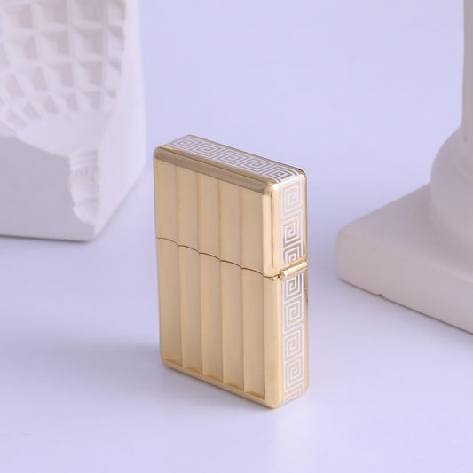 Eterna Gold-Plated Silver Cigar Lighter — detail view 2 by Seneca Jewelry